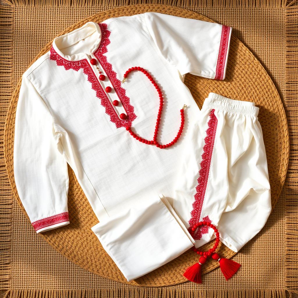Pohela Boishakh Outfits for Men — The Modern White & Red Guide